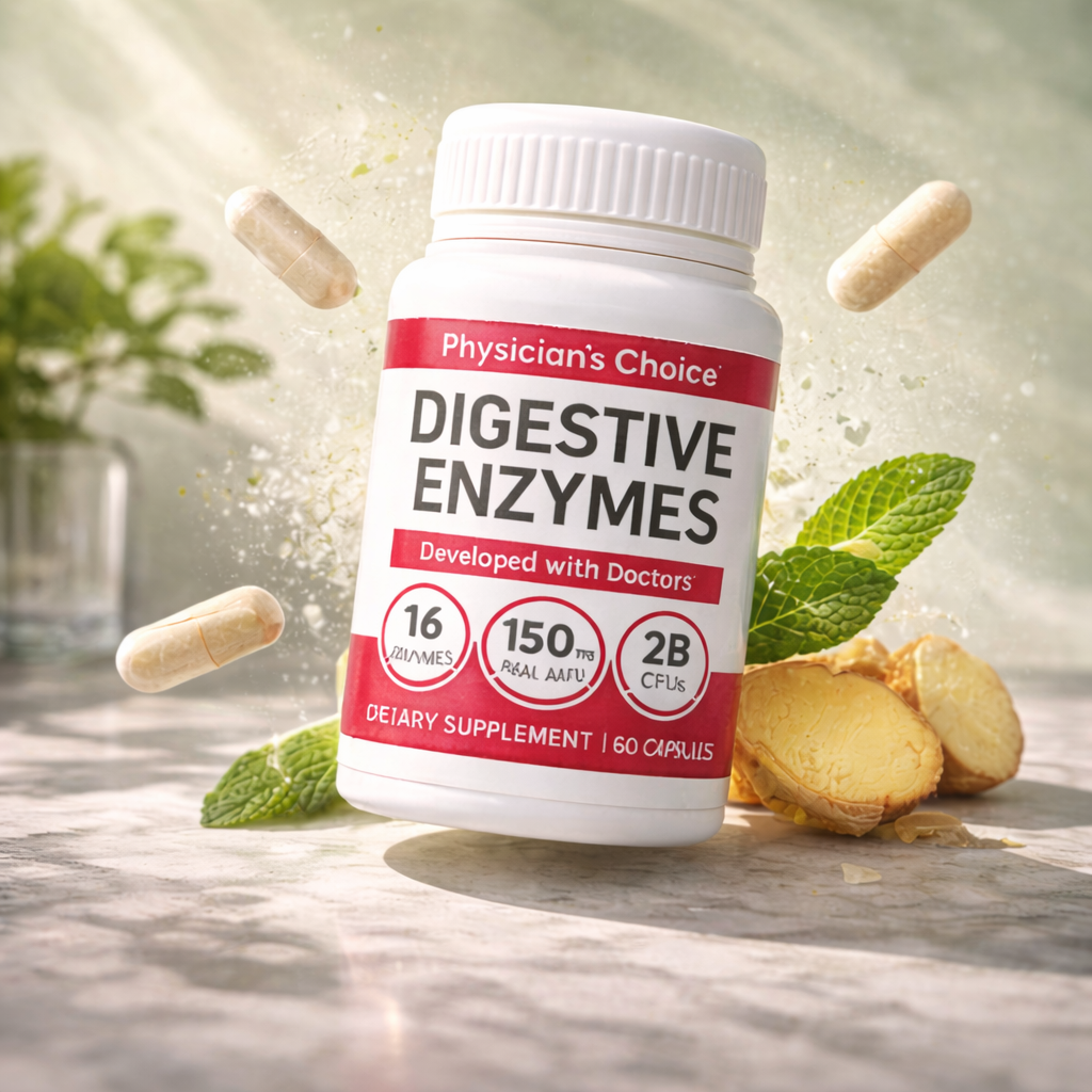 Digestive Enzymes: Digestión ligera sin pesadez diaria